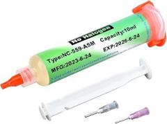 Solder Flux, 559 No Clean Soldering Flux Paste,Lead Free Rosin Flux,10cc Tacky Soldering Flux,Soldering Liquid Flux for Electronics,For BGA,SMD,USB Socket Repairing (10ml)