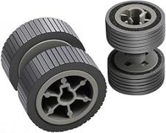 PA03540-0001 PA03540-0002 Paper Feed Brake Roller for-Fujitsu fi-6130Z fi-6230 fi-6140 6240 Series Scanners, High-Quality Rubber for Jam-Free Operation