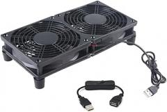 Efficient USB Fan with 1400rpm Speed for Phones Routers Electronics Cooling Fan