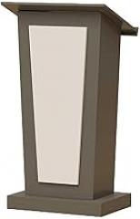 Heavy Duty Lectern Podium,Wooden Teacher Speaker with Storage Shelf,Versatile Laptop Desk Stand,150kg Load Capacity for Churches Seminars Schools