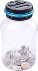 ibasenice 1pc Electronic Bank Automatic Rmb Recognition Digital Counting Savings Jar Large Capacity Piggy Bank for Boys and Girls Not Included