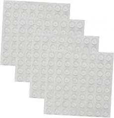 Wall Protectors 256 Pcs Adhesive Door Bumpers Scratch-Resistant Non-Slip Pads for Kitchen Bath Electronics