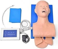Teaching Model,Oral Nasal Intubation Manikin Adult Intubation Manikin Teaching Model Electronic Airway Management Trainer Tracheal Intubation Training Simulator Model
