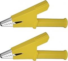 10mm Open Test Clamp Featuring 4mm Plugs Tail Electronics Project Development Tool for Electronic Engineers & Technicians