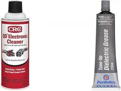 CRC 05103 QD Electronic Cleaner -11 Wt Oz and Permatex 22058 Dielectric Tune-Up Grease, 3oz