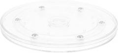 STOBAZA 360degree Rotating Turntable Base Ball Bearings Acrylic Display Stand for Electronics Kitchen Organizers
