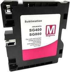 Color Sublimation Ink Cartridge 4-Pack Compatible with SG400 SG800(1Pcs Magenta)