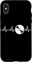 DJ Heartbeat Electronic Music Vinyl Turntable Disc Jockey Case for iPhone X/XS