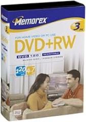 Memorex 4.7GB DVD+RW Media (3-Pack)