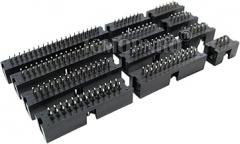 10Pcs 2.54 Mm Pitch Dc3 Through Hole 6 8 10 12 14 16 20 26 30 34 40 50 Pin Straight Male Shrouded PCB IDC Socket Box Header JTAIG New 2026 High for Electronic Component, Precision