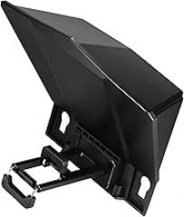 Portable SmartphoneTabletDSLR Camera Teleprompter with Remote Control Lens Adapters Cleaning Cloth for Stage Speech Vlog for Youtubers