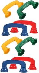 8Pcs Toddler Whisper Phones for Reading Auditory Feedback Toy for Speech Therapy Improves Pronunciation Plastic Educational Toy for Boys and Girls