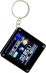 Generic LCD Desktop Ornament, Fun Tech Accessory, 4.8cm, Compact Bag Pendant, Small Decorative Electronic Display Bag, Portable Mini Gadget For Kid Boys Girls Children