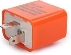 GZYF 12V 42W Flasher Adjustable Relay Indicator Turn Signal 2 Pin Electronic Orange for HONDA for Suzuki Uiversal Motorbike