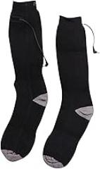 Man Women Home Custom Solid Color Winter Gift Electronic Heated Mid Length Socks