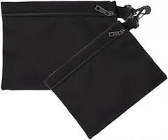 Angoily 2pcs Portable Tool Storage Bag Oxford Tool Organizer with Zipper for Travel Multi Use Makeup Electronics and More