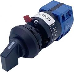 LW26-10X/1 Single Hole Mounted Change-Over Cam Switch Electronic Starter Forward and Reverse Double Power Switching Opening 16.2mm