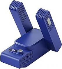 Portable Boots Quick Dryer Machine, Quick Footwear Dryer with Drying Rack and Knob Timing Fuction, 99 Minutes Free Timer, Electronic Digital Display, for Shoes, Boots, Gloves, Socks