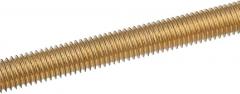 4pcs Brass Threaded Rods M2-M4, 40/50/100mm Length Fully Threaded Screw Bars for Electronics and Crafts(M2x100mm)