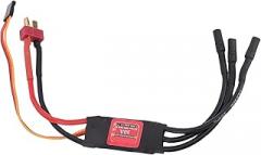 CHICIRIS 30A Brushless ESC, RC Electronic Speed Controller for 2 to 3S with T Plug and 3.5mm Banana for 1525 1410 Motors