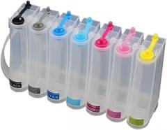 7 Colors CISS Kit with Accessories Ink Tank Ink System Compatible with //// Printer
