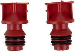 Lehuy2536gh Spare Part Air Compressor Oil Plugs Oil Breather Red 2pcs Accessory Cap Oil Plugs