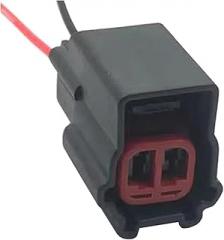 2 Pin 3U2Z-14S411-EKB Auto Air Temp Waterproof Electronic Socket EPC E-4995 Wiring Harness Plug Pigtail(2p female,1 set)