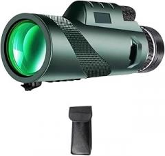 Portable Monocular Telescope 80X100 HD Long Range Zoom Telescope with Tripod Phone Clip for Hunting Camping Outdoor Adventures Replacement for OEM New 2026 High for Reliable Electronic Component