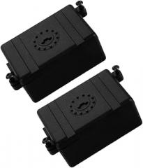 2pcs Rc Crawler Receiver Box Plastic Electronic Box for Scale Models Dustproof Accessory for Robust Construction for Reliable Performance