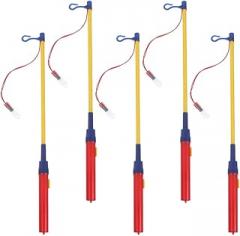 Generic 50cm Plastic Lantern Pole Lantern Sticks Electronic Light No Battery Required for Holiday