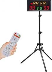 Digital Scoreboard with Tripod,Multiple Sport Electronic Scoreboard with Remote Control