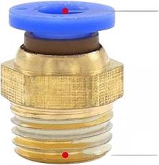 Pneumatic Air C0innector Fltting PC 4/6/8/10/12mm Thread 1/8 1/4 3/8 1/2 Hose Flttings Pipe Quick C0innectors New 2026 High for Reliable Electronic Component, Precision, Stable Performance