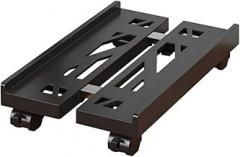 Computer Stand Desktop PC Tower Stand, Adjustable CPU Stand Cart, Mobile PC Host Case Holder with Rolling Caster Wheels, Metal Expandable Pc Stand CPU Stand