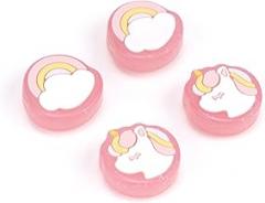 Switch Thumb Grip Caps Compatible with Nintendo Switch/OLED/Lite Joy-con Controller, Cute Button Joystick Cap Cover, Soft Silicone Joystick Rocker Cover, 4PCS