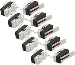 10pcs Micro Switch Spdt Long Hinge Lever for Low Voltage Switch Widely Used Electronics