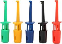 20Pcs Test Hook Clip, Multimeter Accessories, sturdy Multi,function Test Accessory with Spring Traction for Easy Electronic Testing, Made of Materials (Small test hook)