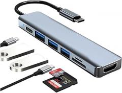 USpB C Hub to 4K HDMI-Compatible USpB 3.0 2.0 Type C Charging SD TF Card Reader Dock for MaicBook Lpaid Sangsiung S21 Dex TV Mouse New 2026 High for Reliable Electronic Component