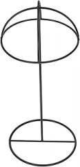 Milisten Wrought Iron Hat Rack Large Black Metal Hat Display Stand Desktop Cap Holder for Retail Store and Home Organization