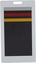 Zunate 3.7 Inch NFC Electronic Paper Editable Smart ID Card for Employee Suitable for Business Campus Events White ABS Material