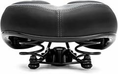 Milisten Bike Saddle Cushion Pad Thickened Shock Absorbing Mountain Bike Seat Cover Comfortable Cycling Saddle for Outdoor Riding