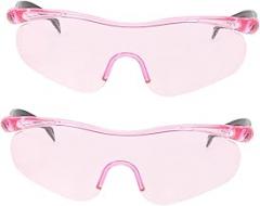 2pcs Boy Girl's Protective Goggles Scratch Safety Glasses for Outdoor Sports and Electronic Use Lightweight Eye Shield for Boys and Girls Pink