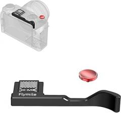 Metal Thumb Grip Compatible with X-M5 Camera Hot Shoe Thumb Rest Support Grip Anti-Slip Stable Safe Hand Hold with Anti-Scratch Silicone Pad Camera Accessories (Black)