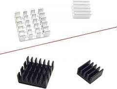 2pcs + for Adhesive 3 Heatsink Cooler Pure Aluminum Heat Sink Set Kit Radiator Cooling 2 B New 2025 Arrival High Reliable Electronic Component, Precision, Stable Performance