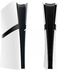 4PCS Faceplate Replacement for PS5 Pro Digital Edition,Side Plate Shell Accessories,Hard Shockproof,Anti-Scratch Dustproof,ABS Case,White