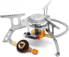 JSEIAJB Outdoor Gas Burner Camping Gas Stove Portable Folding Electronic Split Stove Tourist Equipment for Cooking Hiking