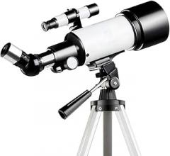 Telescope for Astronomy Beginners Kids Adults 70mm Aperture 400mm Astronomical Refracting Portable Telescope - Travel Telescope with Phone Adapter