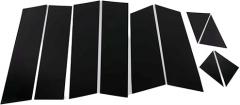 Pillar Post Window Trims in Sleek Black Finish for the For Mazda CX 5 from model years '17 '22, Totaling Ten Parts
