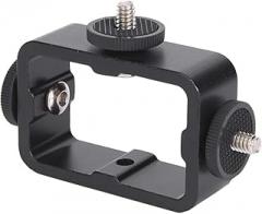 Positi Phe 10×6×2 Multi Function Mobile Phone Clip 3 Position Bracket for Live Broadcast Selfie for Camera Phones