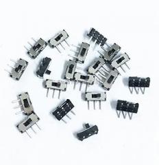 20pcs MSS22D18 MINI Miniature DIP Slide Switch 1P2T 3Pin For Electronic Accessories Micro Switch MSK-12D19C