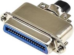 1PCS 57 Series Centronics C0innector Male Female CN14/24/36/50P Ribbon Computer Printer Cable Mount Adaptiers with Mental Cover New 2026 High for Reliable Electronic Component